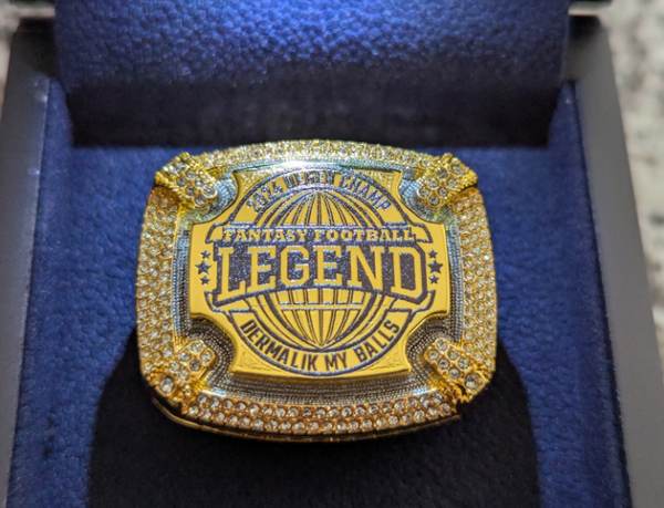 2024 championship ring engraved DerMalik My Balls